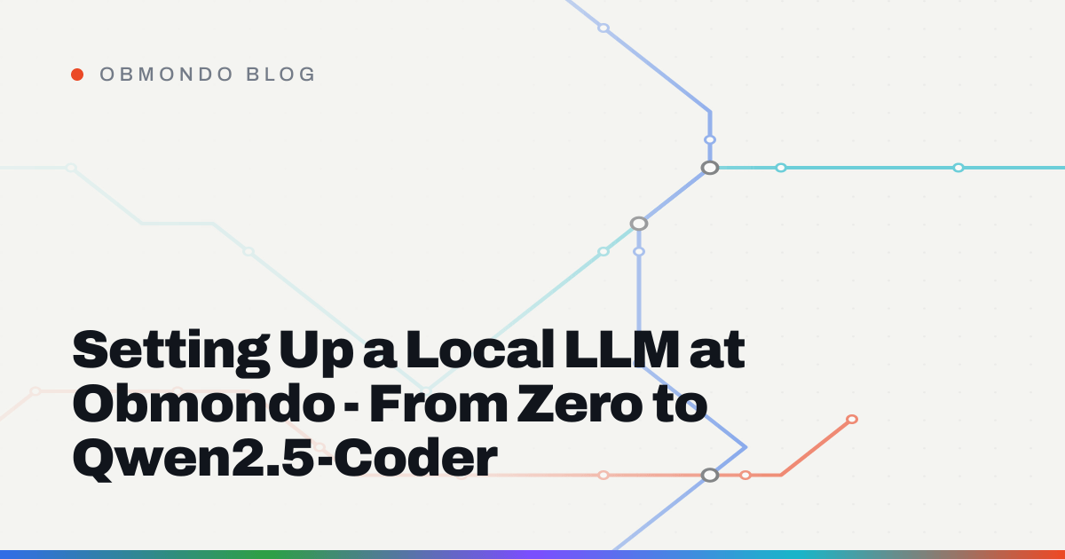 Setting Up a Local LLM at Obmondo - From Zero to Qwen2.5-Coder